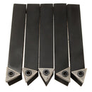 5pcs 3/8 Inch Shank TCMT1102 Lathe Carbide Inserts with Turning Tool