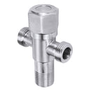 G1/2 Stainless Steel Double Outlet Angle Valve Bidet Faucet Accessories