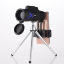 IPRee 12X50 Waterproof Monocular Optical HD Lens Portable Telescope + Mobile Phone Clip + Telescopic bracket