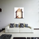 Miico Hand Painted Oil Paintings Simple Style-B Deer Family Wall Art For Home Decoration Painting