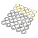 Machifit 10pcs F6-14M 6x14x5mm Axial Ball Thrust Bearing 6 x 14 x 5mm
