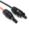 1 Pair Black + Red 14 AWG Solar Panel Extension Cable Wire MC4 Connector 9/8/5m