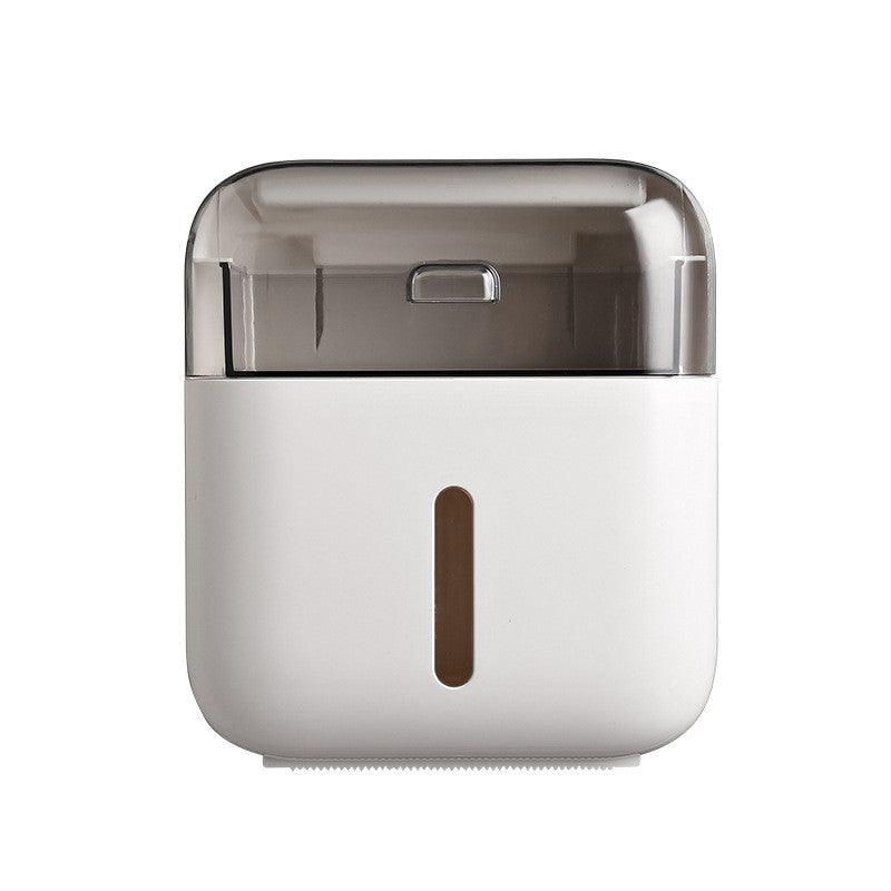Toilet Paper Holder Wall Mounted Tissue Hanging Box For Kitchen Bathroom