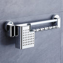 Stainless Steel Kitchen Storage Pot Shovel Holder Suction Cup Wall-mounted Chopsticks Drain Kitchen Utensils Storage Rack Shelf Rack