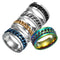 Titanium Steel Rotating Chain Finger Rings Fashion Style Steel Ring For Men