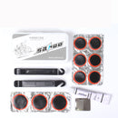 SAHOO 21255 Multi-functional Folding Bicycle Repair Tool Kits Outdoor Portable Bike Maintenance Tool Set with Bicycle Pump