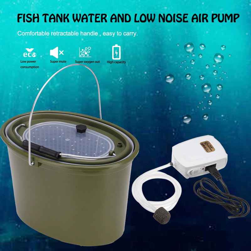Portable Fishing Water Pail Camping Bucket Travel Hunting Barrel Fishing Bucket