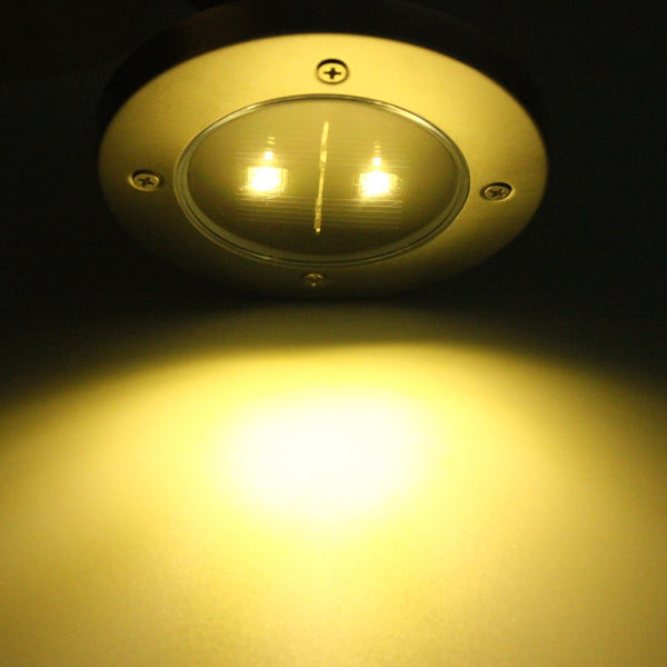 Solar Powered LED Ground Light Outdoor Garden Path Landscape Pathway Fence Yard Lamp