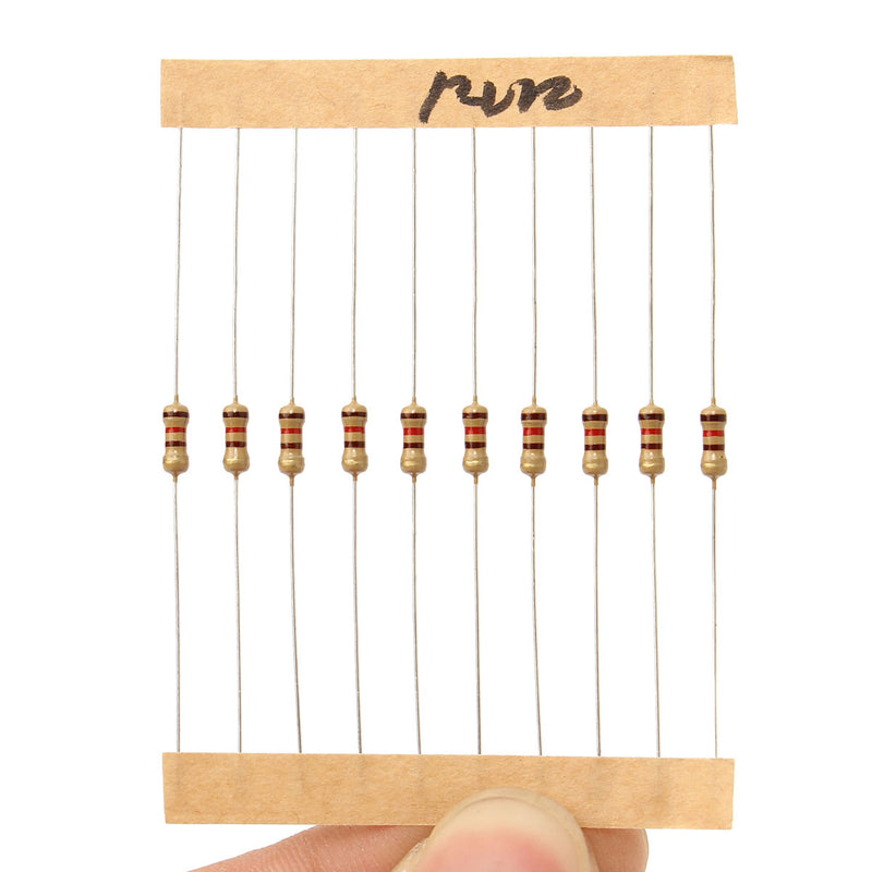 5600 Pcs 1 ohm to 10M ohm 1/4W 1% Metal Film Resistor 56 Value Assorted Kit