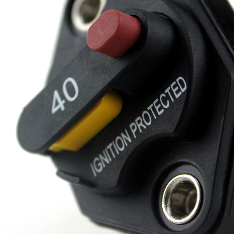 F1665-40A 40A Manual Reset Switchable Mid-Range Circuit Breaker