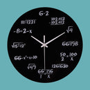 Emoyo ECY022 Creative Science Mathematics Word Formula Wall Clock For Home Office Decorations