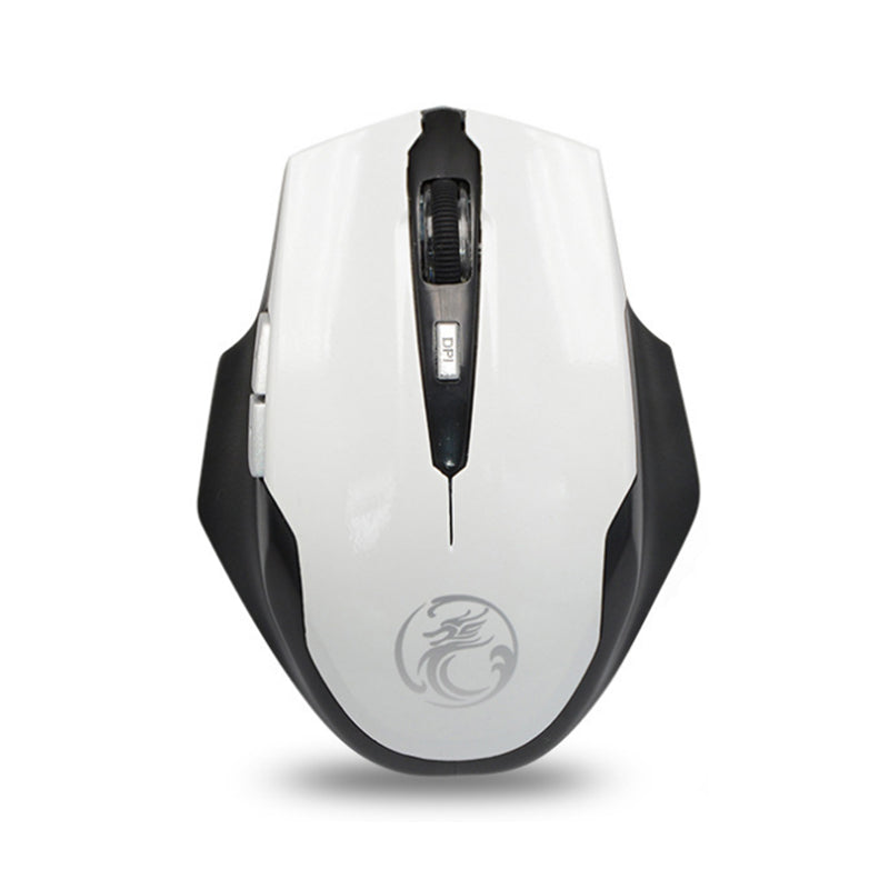 IMICE G-1900 2.4GHz Wireless 1600DPI Mouse Mute Rechargeable Mouse Ergonomic Design Optical Gaming Mouse