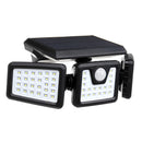 70 LED Solar Wall Light Motion Sensor 3 Modes Rotatable Outdoor Yard Garden Lamp
