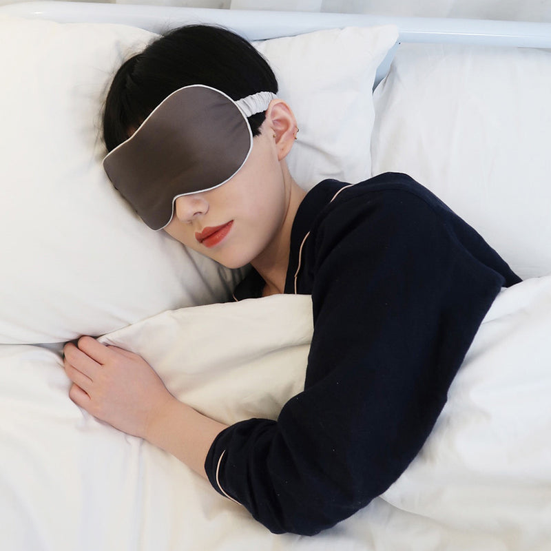 ARDJOR Silk Eye Mask Fast Heating Smart Temperature Anti-Wrinkles Eye Patch Massager Fatigue Relief Sleep