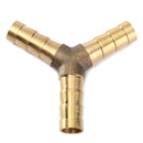 6/8/10MM Brass Connector Gardening Hose ''Y'' Plumbing Fittings Gas Hose Tee