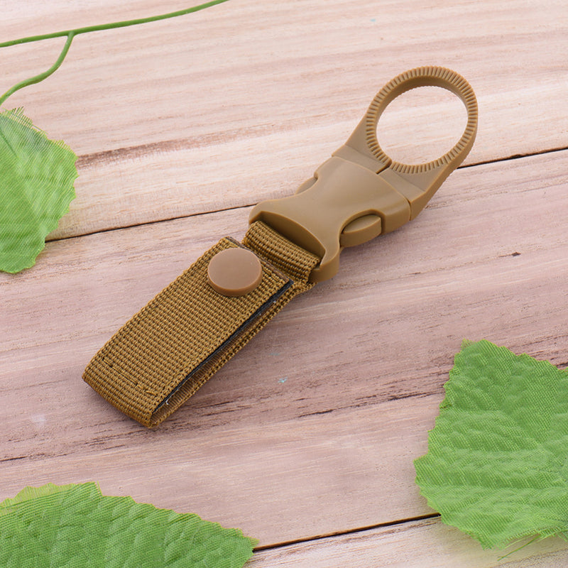 AWMN R1 Gear Clip Nylon Camouflage Outdoor Camping Hunting Buckle Bottle Carrier Tactical Belt