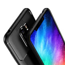 Bakeey Carbon Fiber Pattern Shockproof Silicone Back Cover Protective Case for Xiaomi Pocophone F1