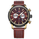 MINI FOCUS MF0010G Business Style Men Wrist Watch Luxury Leather Strap Quartz Watches