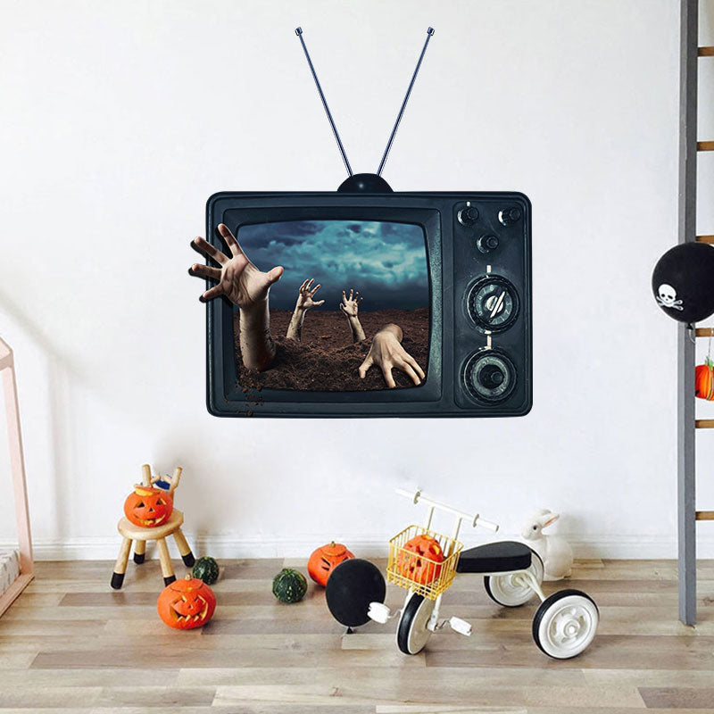 Miico FX82067 Halloween Sticker Novelty Horror Sticker Removable Wall Sticker Room Decoration