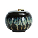 Luxurious Ceramic Pet Cremation Urn Hand-painted Made In Ceramics Cremation Ashes Urn For Pet