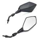 8mm/10mm Motorcycle Mirrors Scooter E-Bike Rearview Mirror Orthodontic Positive With Carbon Fiber Shell