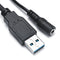 Mount In Desk Powered 4 Port USB 3.0 HUB Charging Adapter Cable Organizer