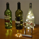 90CM 15LEDs Cork Shaped Silver Wire Starry String Light Wine Bottle Lamp For Party Decor