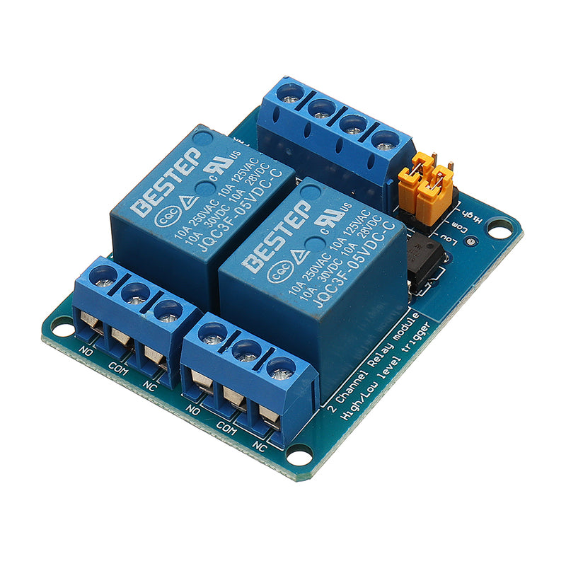 BESTEP 2 Channel 5V Relay Module High And Low Level Trigger For Auduino