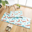 Flannel Floor Mat Kitchen Home Door Mats Long Kitchen Carpet Bedroom Anti-skid Mat Multi-purpose Mat