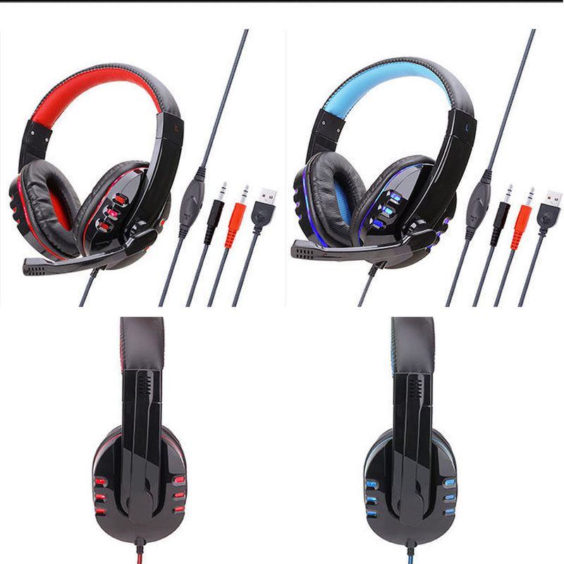 Soyto SY733MV USB Wired Light Gaming Computer Headphone for PS4 Dedicated