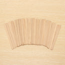 50Pcs A Bundle of Ice Cream Sticks 140 * 10 * 2 mm Ecru Popsicle Sticks