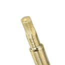 BROPPE 7Pcs Gold 50mm 1.5-6.0mm Magnetic Hex Head Screwdriver Bits 1/4 Inch Hex Shank Screwdriver