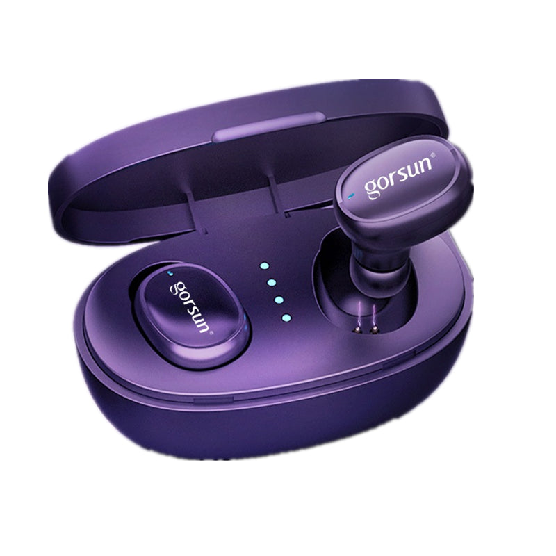 GORSUN V8 TWS bluetooth 5.0 Earphone HiFi Stereo Touch Control Portable Headphone with Dual Mic