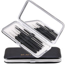 6pcs Blackhead Removal Tweezers Kit Blemish Pimple Acne Remover Extractor Tools with Mirror