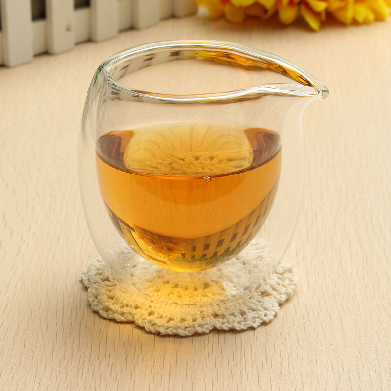 200ml Heat-Resisting Clear Double Wall Layer Glass Tea Cup Transparent Coffee Cup