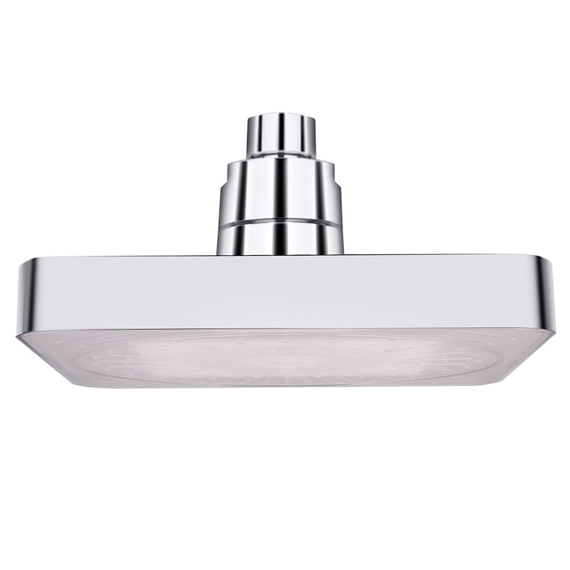 360 Adjustable Chrome Water Temperature Controlled Multi-Color LED Shower Head