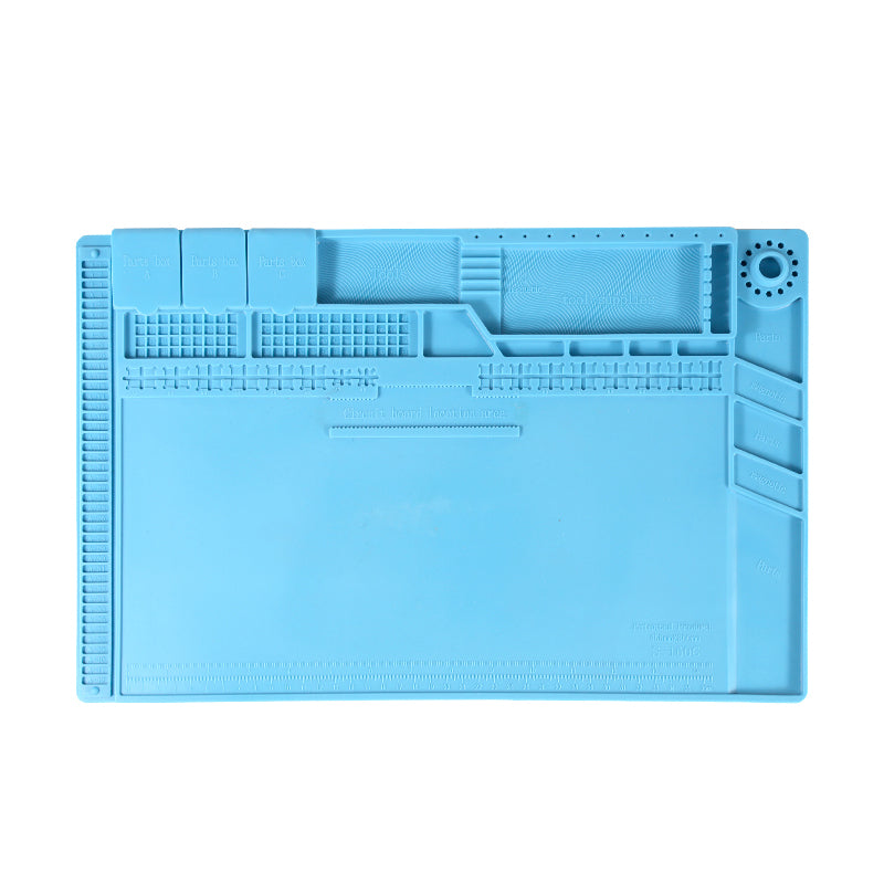 BEST S-160C High Temperature Heat Insulation Silica Gel Working Pad BGA Soldering Repair Station Magnetic Adsorption