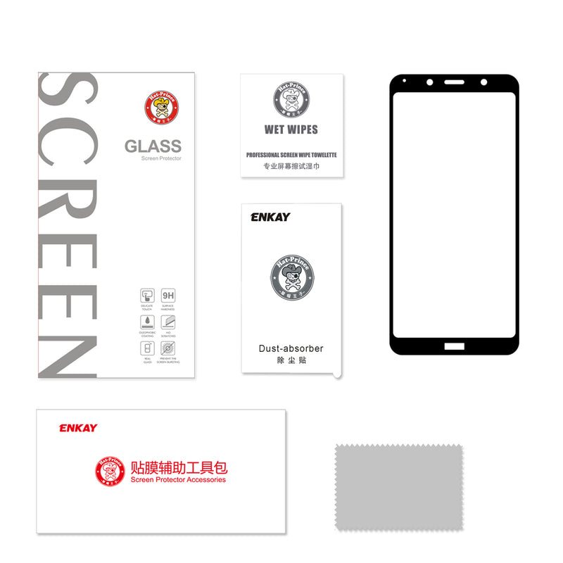 Enkay 9H Anti-explosion Full Coverage Full Glue Tempered Glass Screen Protector for Xiaomi Redmi 7A