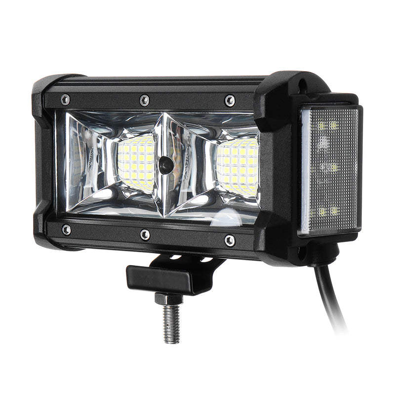 LED Single Three-sided Illumination 6Inches 6500-7000k Ip68 9-32V White Light Off-road ATV Work Headlights