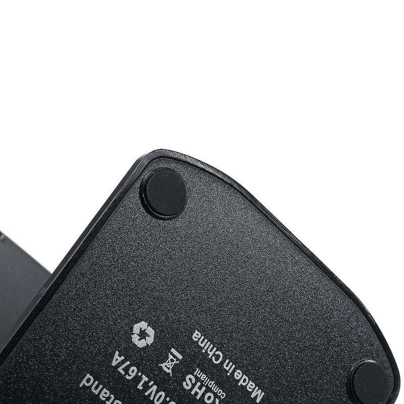 10W Qi Wireless Fast Charger Anti-slip Charging Dock Desktop Holder Stand for Samsung Xiaomi Mobile Phone