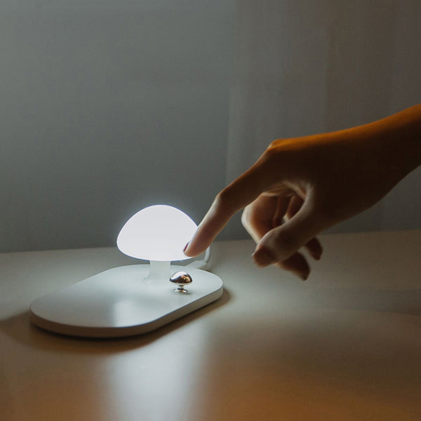 3life 314 2.0A Fast Charging Qi Wireless Charger with Mushroom Night Light for iPhone Sumsung Nokia from Xiaomi Youpin