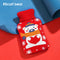 Christmas Hand Warmer Water Injection Hot Water Bag Hot Water Bottle With Knitted Cover for Christmas Gift Bottles