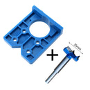 35mm Drilling Door Locator with or without Drill Concealed Hinge Hole Boring Jig Drill Guide Woodworking Tool