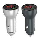 ORICO 30W Dual Ports QC3.0 LED Display Fast Charging USB Smart Car Charger For iPhone XS 11 Pro Huawei P30 Pro Mate 30 Xiaomi Mi9 9Pro