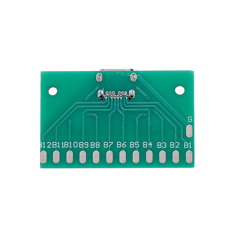 10pcs TYPE-C Female Test Board USB 3.1 with PCB 24P Female Connector Adapter For Measuring Current Conduction