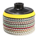 10pcs 4 Inch 50 to 6000 Grit Diamond Polishing Pads for Granite Marble Polish