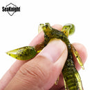 SeaKnight SL012 6pcs/bag 6.2g 85mm 3.4in Soft Fishing Lure Soft Shrimp Lure Fishing Bait