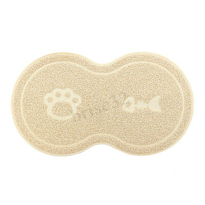 10 Inch Shape Non-Slip Pet Dog Puppy Cat PVC Placemat Pet Mat Dish Bowl Feeding Food