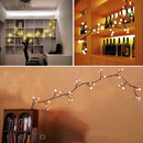 Tree Vine Lamp Copper Wire String Flexible LED Mains Socket Micro Silver Wire Copper Fairy String Light