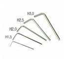5pcs 0.9/1.5/2.0/2.5/3.0mm Mini Hexagon Hex Allen Key Wrench Screwdriver Set Tool Kit